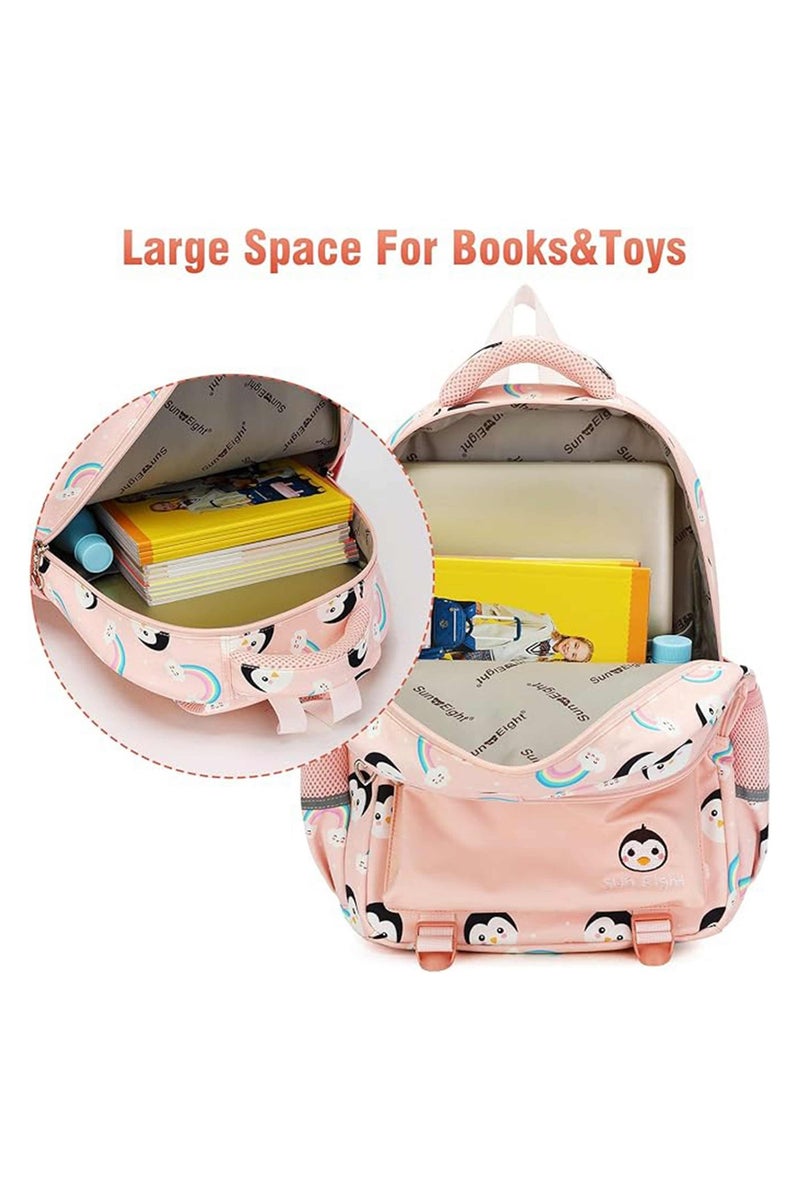 SUN EIGHT Backpack for Kids, School Light Backpack Suitable for Over 6 years old, SE8401, Pink - Image 5